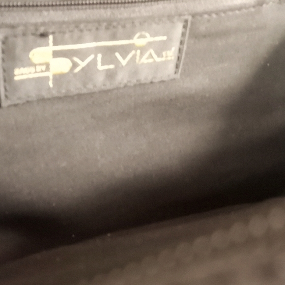 Sylvia Cee Clutch - Faux Leathered Patchwork. - Picture 6 of 10